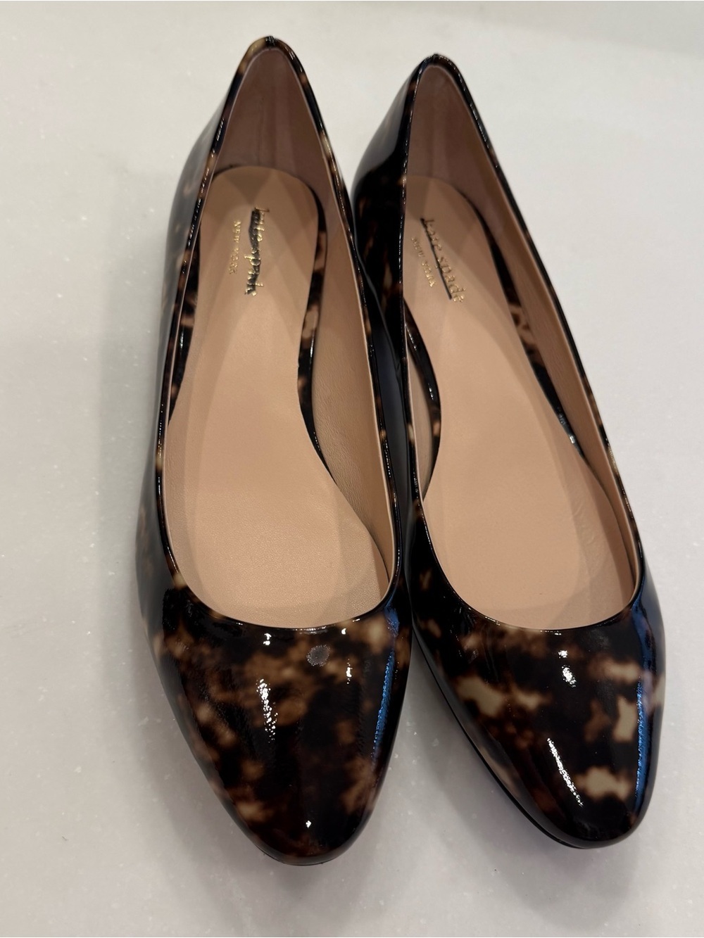 Kate Spade Fallyn Women’s Tortoise Shell Patent Leather Flats Sz 9 NIB - Picture 13 of 13